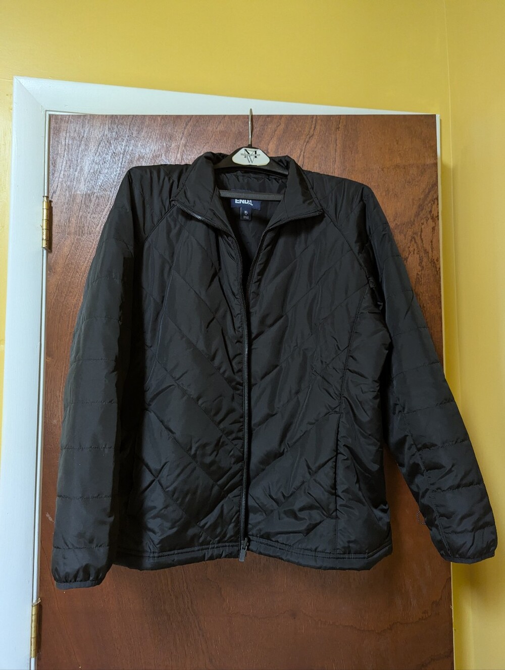 Lands' End Womens Black Quilted Jacket